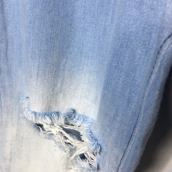 Aphrodite Women Blue Ombre High Waist Skinny Jeans - Picture 4 of 7